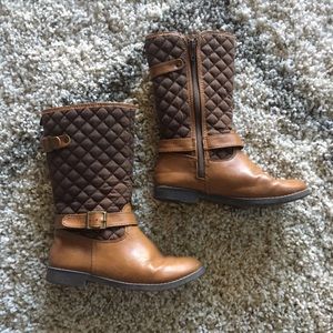 Crazy 8 cognac girls boots